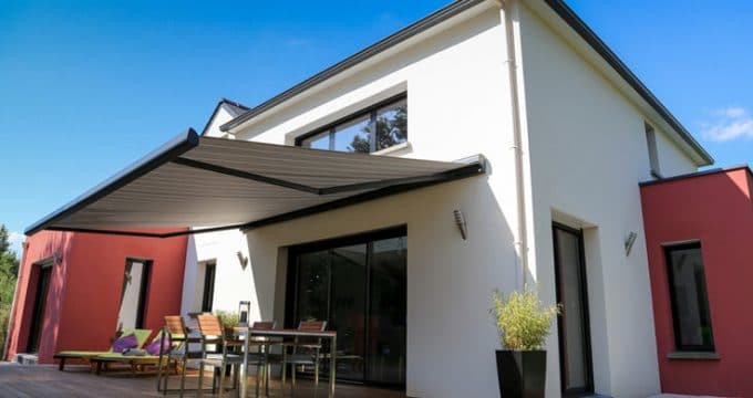 crépi sur maison moderne