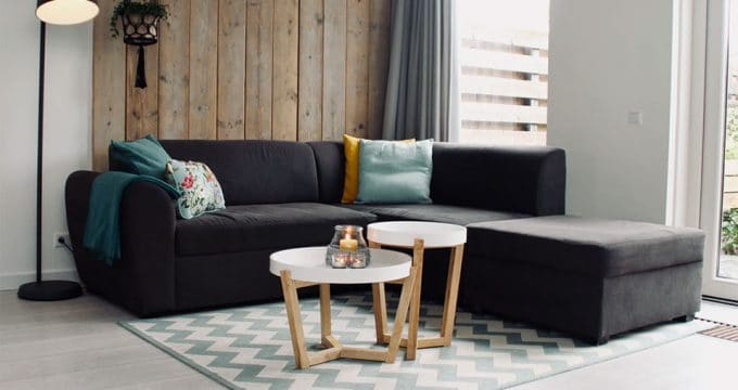 salon avec table d'appoint