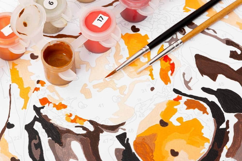 peinture par numéro décoration intérieure