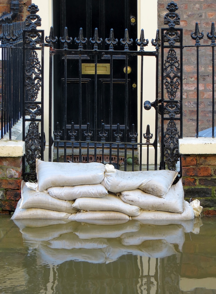 york flooded street