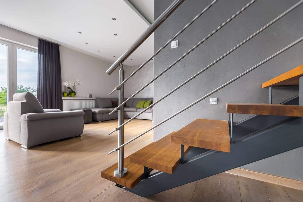 balustrade d'intérieur en inox