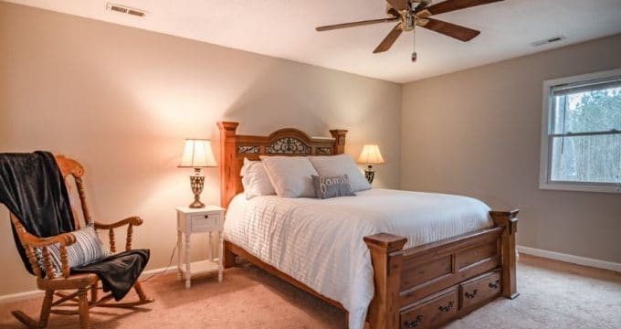 ventilateur et chambre