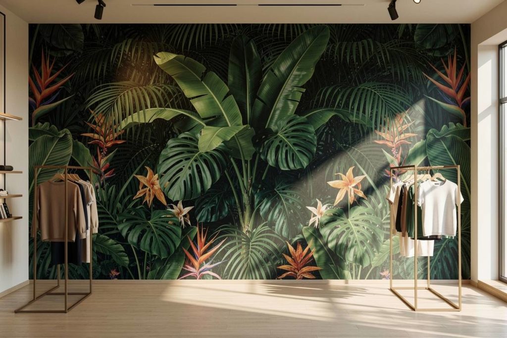 papier peint panoramique tropical