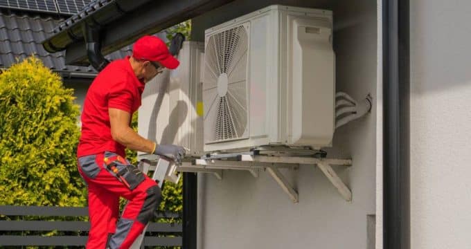 installation d'une pompe à chaleur