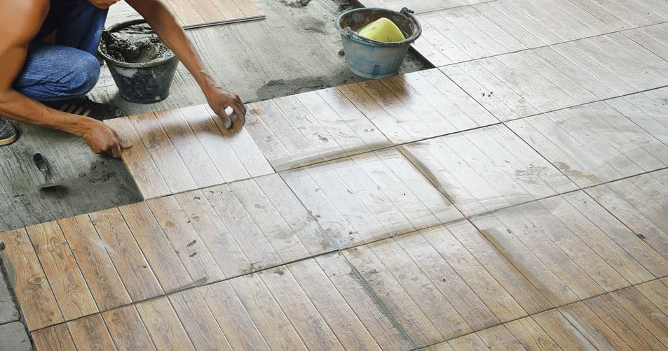 pose de carrelage