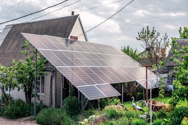 panneaux solaire en compagne