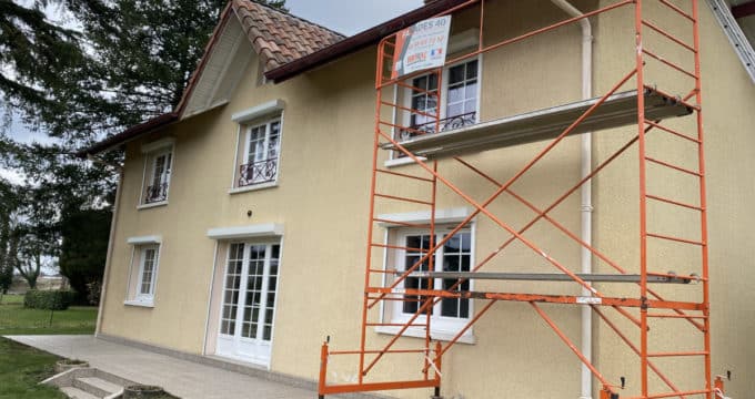 ravalement façades landes dax mont de marsan