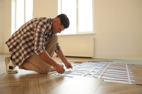 installation chauffage au sol