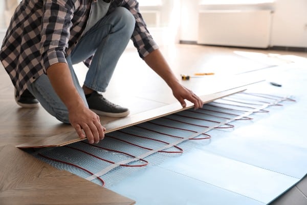 installation plancher chauffant