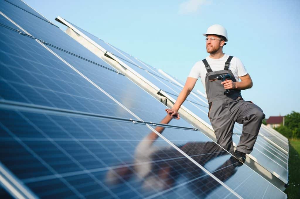 installation de panneaux solaires