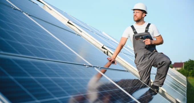 installation de panneaux solaires