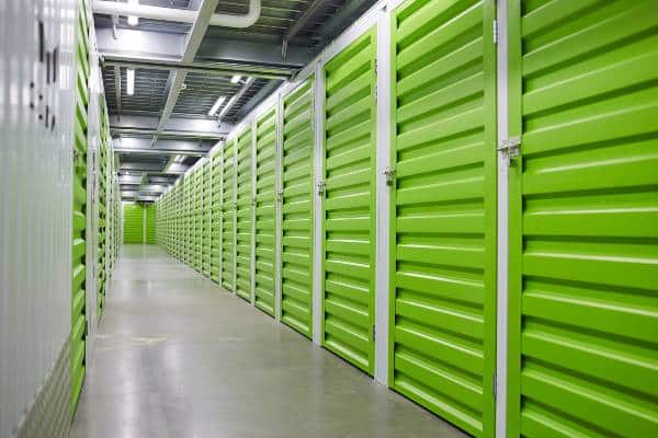 box de stockage vert