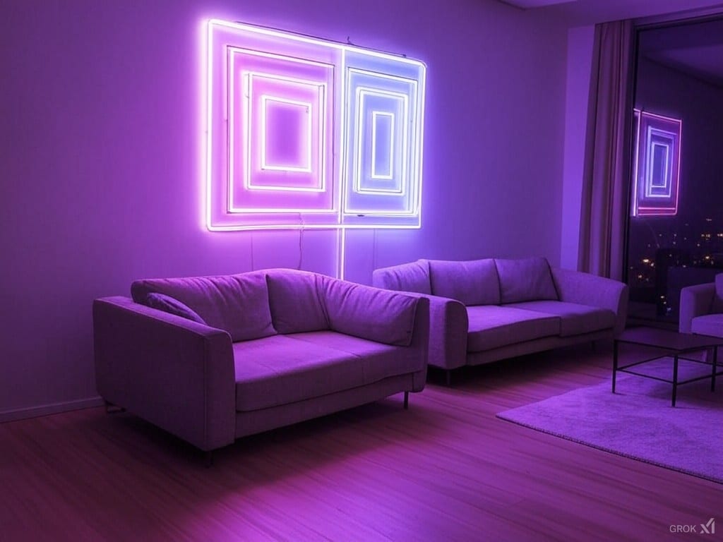 led dans le salon