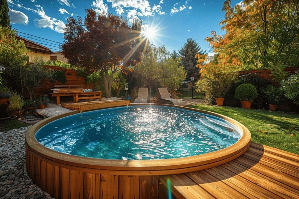 piscine en bois