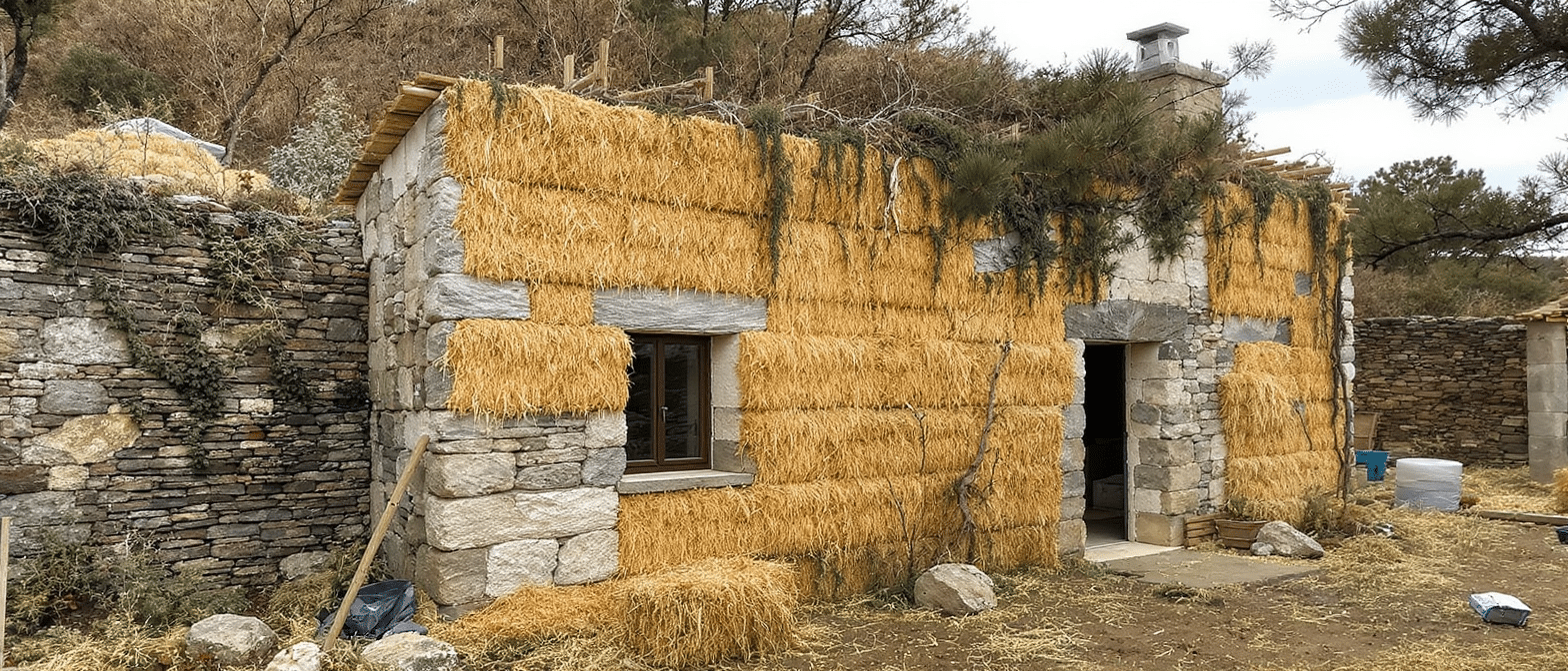 isolation mur de pierre