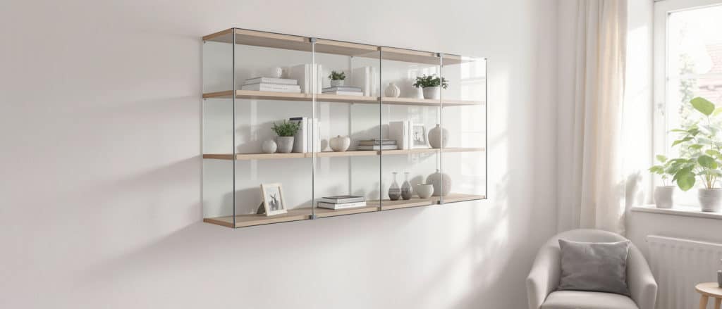 Découvrez la vitrine murale, une solution élégante et pratique pour optimiser l'espace dans les petits intérieurs tout en valorisant votre décoration.
