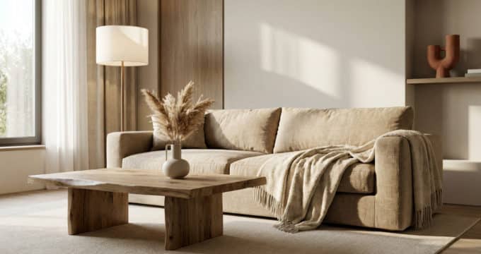 am pm avis salon moderne et confortable en tons neutres