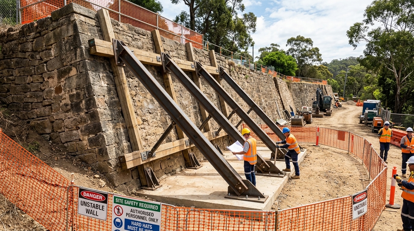 découvrez des méthodes sûres et efficaces pour consolider un mur en pierre qui penche, afin d'assurer sa stabilité sans risque d'effondrement.