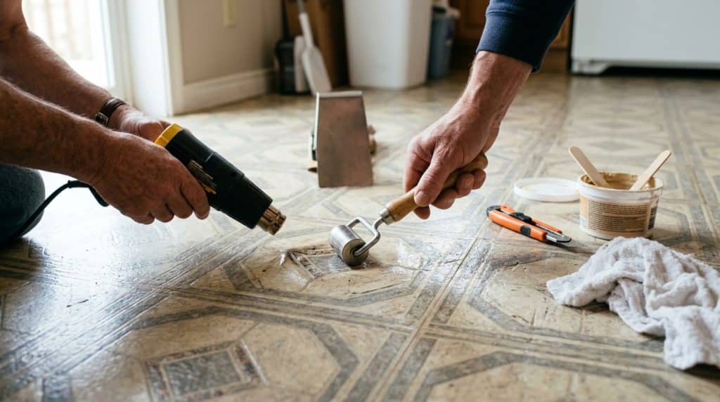 découvrez des astuces simples et efficaces pour réparer un lino enfoncé et redonner à votre sol son aspect impeccable en un rien de temps.