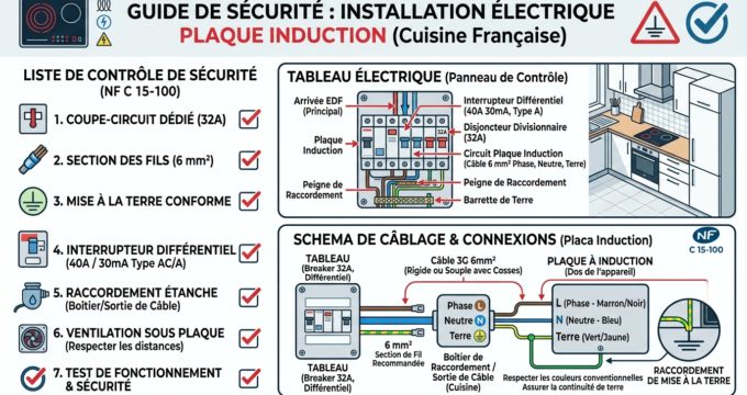 apprenez à brancher votre plaque à induction en toute sécurité grâce à notre guide étape par étape, incluant les conseils essentiels pour une installation fiable et conforme.