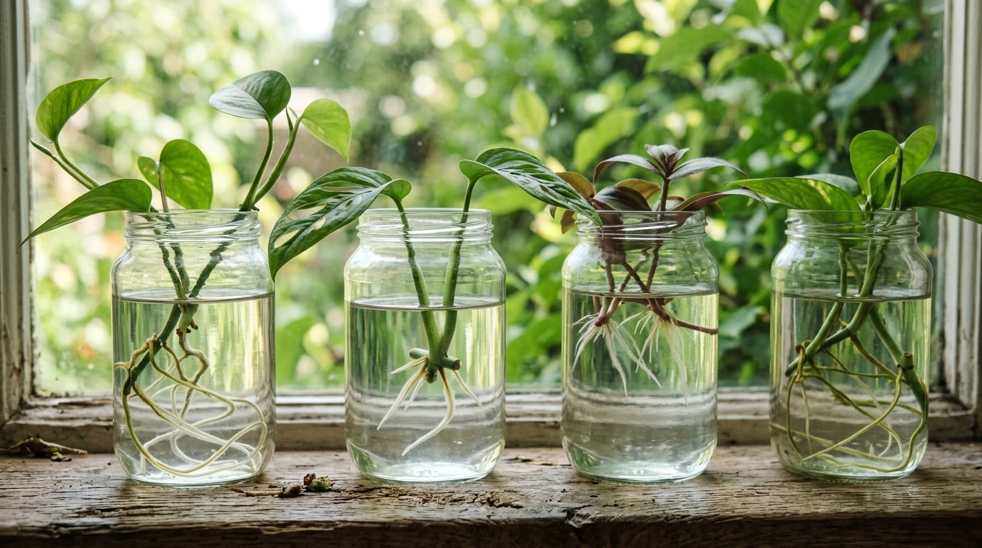 découvrez nos astuces simples et efficaces pour réussir une bouture dans l'eau facilement et faire pousser vos plantes chez vous en toute simplicité.