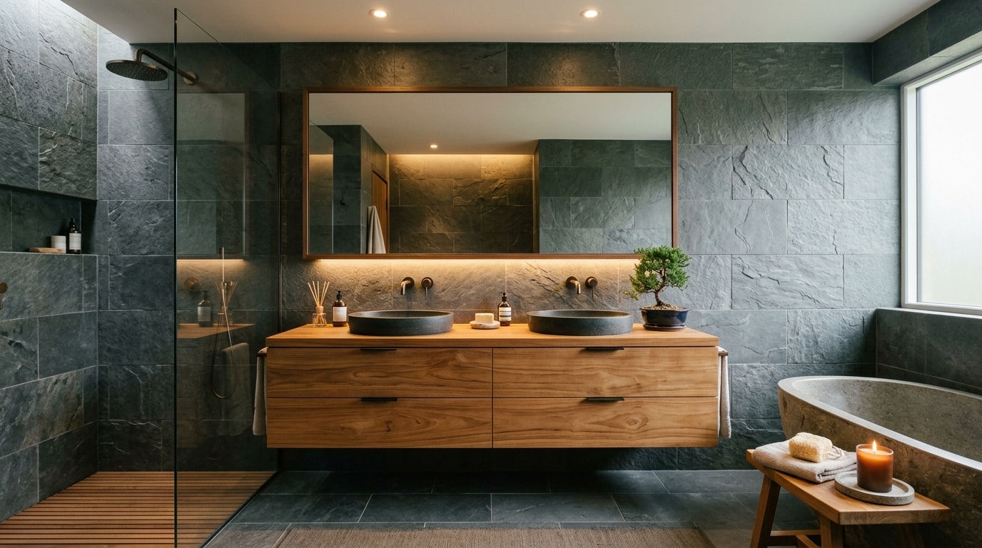 découvrez nos conseils pour aménager une salle de bain en pierre et bois, alliant naturel et élégance pour un espace zen et accueillant.