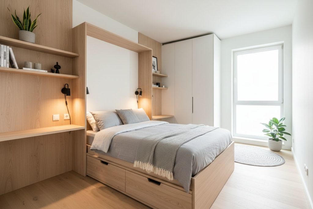 modele de lit superpose pour adulte photo